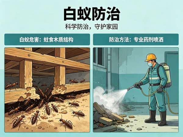 上门除白蚁公司服务范围｜家装工装白蚁防治处理